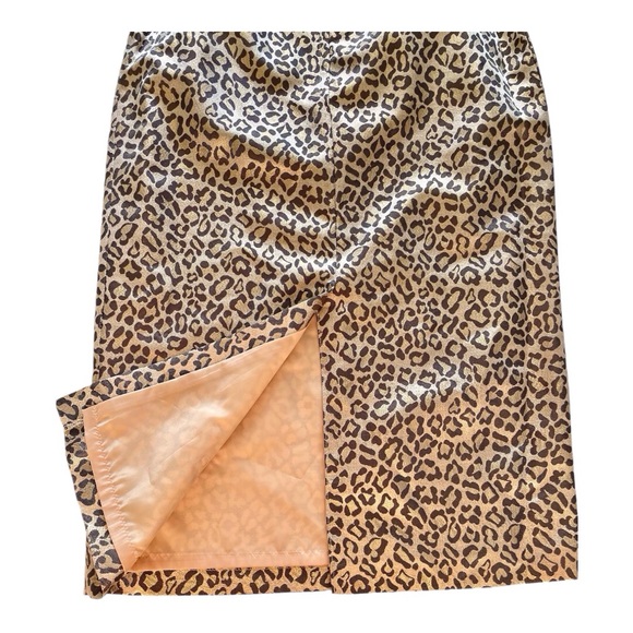 Women's Animal Print Straight Pencil Skirt, 12 - Picture 6 of 6